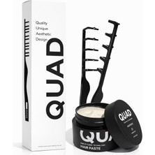 Quad Q1S Matt Look Hair Paste + Mucizevi Tarak | Doğal Mat Görünüm ve Hacim – Unisex 100 ml