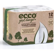Ecco Soft Ecco Yeşil Dünya Tuvalet Kağıdı 12'li 3 Adet