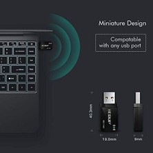 Ac 1300 Mbit/s USB Wlan Adaptörü, Çift Bant Wifi Stick 2.4g/5ghz Usb3.0 Adaptör Kablosuz Ağ Alıcısı Wifi Dongle, Masaüstü Bilgisayar/dizüstü Bilgisayar Için, Windows 11/10/8.1/7/ Mac Os x