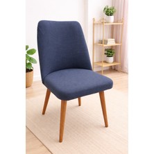 Bright Home Oval Sandalye Kılıfı Büyük Oval Likralı Yıkanabilir Streç Lastikli Sandalye Örtüsü 1 Adet