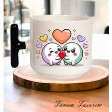 Tanem Bardak Kahve Çay Fincanı Hediye Sevgili Gün 012 - T Kulp Kupa