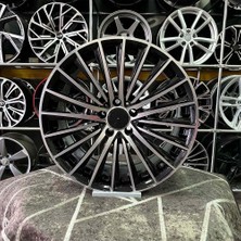20 Inç 5X112 Mercedes Ön Arka Siyah Elmas Kesim Jant Modeli (4 Ad