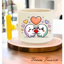 Tanem Bardak Kahve Çay Fincanı Hediye Sevgili Gün 012 - T Kulp Kupa