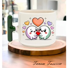 Tanem Bardak Kahve Çay Fincanı Hediye Sevgili Gün 012 - T Kulp Kupa