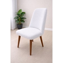 Bright Home Oval Sandalye Kılıfı Büyük Oval Likralı Yıkanabilir Streç Lastikli Sandalye Örtüsü 1 Adet