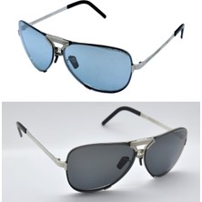 Porsche Design P8678 Basıc Curved D Titanium Değiştirilebilir Yedek Camlı Unısex Güneş Gözlüğü