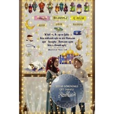 Kt Grup Üç Aylar Recep Şaban Ramazan Ayı Temalı Öğretici Şeffaf Çift Yön Sticker Seti
