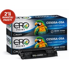 Ero Print Hp 05A | Hp Laserjet P2035 Muadil Toner - 2'li Avantaj Paket