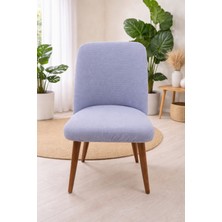 Bright Home Oval Sandalye Kılıfı Büyük Oval Likralı Yıkanabilir Streç Lastikli Sandalye Örtüsü 1 Adet