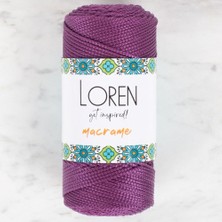 TeknoKapsül Loren Macrame Mor El Örgü Ipi - Rm 0160 - 34347