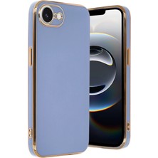 Verto Newface iPhone 16E Kılıf Volet Silikon - Mavi