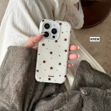 Lama Case Apple iPhone 14 / 13 Kılıf Yıldız Desenli Pastel Kapak