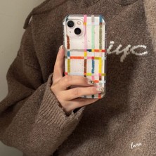 Lama Case Apple iPhone 16 Kılıf Pastel Çizgi Dokulu Tasarım Kapak