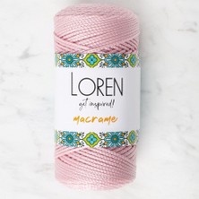 TeknoKapsül Loren Macrame Toz Pembe El Örgü Ipi - Rm 072 - 34343