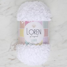TeknoKapsül Loren Lamb Beyaz El Örgü Ipi - R001 - 34418