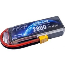 Voltaj 11,1V 3s 2800MAH 40C Lipo Batarya