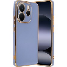 Verto Newface Xiaomi Redmi Note 14 4g Kılıf Volet Silikon - Mavi