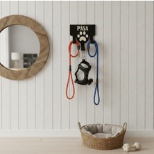 Olafigo Kişiselleştirilebilir Isimli Köpek Tasması Askısı - Dekoratif Duvar Askılığı