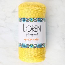 TeknoKapsül Loren Macrame Sarı El Örgü Ipi - Rm 055 - 34330