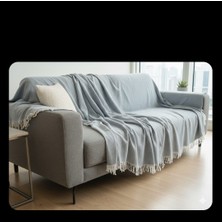 Karamanlı Home 2 Li  Ekonomik Çok Amaçlı Koltuk/kanepe/ Çekyat  Pamuklu Koltuk Örtüsü Seti 170X 220