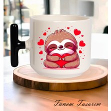 Tanem Bardak Kahve Çay Fincanı Hediye Sevgili Gün 011 - T Kulp Kupa