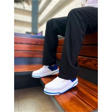 CH075  Cbt Signature Erkek Ayakkabı Beyaz / Sax Mavı