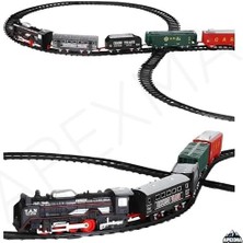 Oyuncak Işıklı Pilli Demiryolu Tren Seti 23 Parça - 3 Farklı Ray Modelli Yolcu Treni