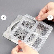 10 Adet Yapışkanlı Banyo ve Duş Gider Süzgeci – Tek Kullanımlık Saç Toplayıcı Filtre – Tıkanıklık ve Haşere Önleyici Hijyenik File Bant – Küvet ve Lavabo Için Pratik Çözüm