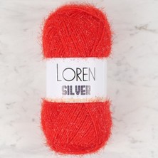 TeknoKapsül Loren Silver Kırmızı El Örgü Ipi - RS0025 - 34087