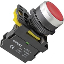 Gwest A5-01 22MM Kırmızı Yaylı Buton 1nc