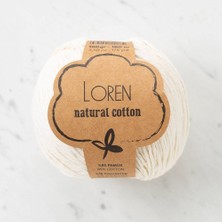 TeknoKapsül Loren Natural Cotton Krem El Örgü Ipi - R083 - 33897