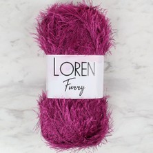 TeknoKapsül Loren Furry Mor El Örgü Ipi - RF031 - 34055
