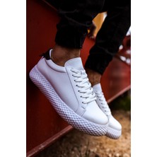 CH107  Cbt Felibord Erkek Ayakkabı Beyaz / Hakı