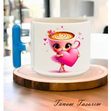 Tanem Bardak Kahve Çay Fincanı Hediye Sevgili Gün 013 - T Kulp Kupa