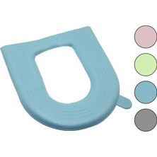 Tuncel Store Klozet Oturak Kilifi Düz Renkli̇ Eva Ped Oturak Kaldirma Kulakli Yapişkanli (5389)