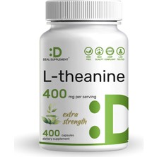 Deal Supplement L-Theanine 400MG Extra Strength Amino Acids For Focus & Relaxation Support 400 Caps