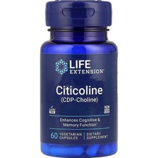 Life Extension Citicoline Cdp Cognizin Choline Brain & Cognitive Memory 60 Vegetarian Caps