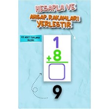 Gör ve Hesapla Matematik Öğrenme Oyunu - Matematik Toplama ve Çıkarma Öğrenme Oyunu - Kreş Ana Sınıfı 1.sınıf Çocuklar Için Eğitici Zeka Kutu Oyunu