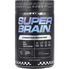 Cellucor Super Brain Cognitive Focus Vitamin B12 Folate Acetyl-L-Carnitine Cognizin Citicoline Pqq 30 Caps