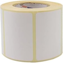 Eko Termal Terazi Etiketi 58MM x 40MM Ruloda 500 Adet 40MM Çapında Direk Termal Transfer Etiketi
