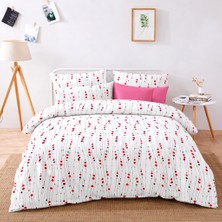 Lila Moon Sunrise Çift Kişilik Pamuklu Nevresim Takımı