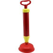 Tuncel Store Kaporta Düzeltme - Lavabo Klozet Gi̇der Açici Pompa Lasti̇k Başlik - Sert Plasti̇k Gövde Çap=16 cm (53