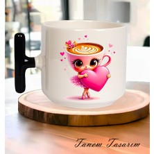 Tanem Bardak Kahve Çay Fincanı Hediye Sevgili Gün 013 - T Kulp Kupa