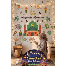 Kt Grup Hoşgeldin Ramazan Renkli Ramazan Figürleri Mat Görünümlü Duvar Sticker Seti