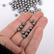 Aksh Aısı 1010 Karbon Çelik Rulman Bilyesi Saçma Bilye Çok Amaçlı Tane Demir Misket Rulman Bilya 4.5 mm Av Atıcılık