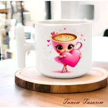 Tanem Bardak Kahve Çay Fincanı Hediye Sevgili Gün 013 - T Kulp Kupa