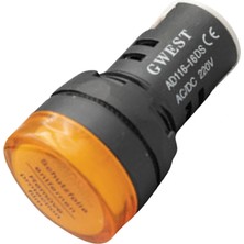 Gwest 22-S 22MM Sarı Ledli Sinyal Lambası 220V