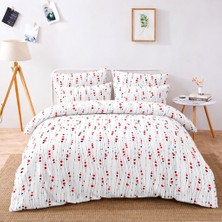 Lila Moon Sunrise Çift Kişilik Pamuklu Nevresim Takımı