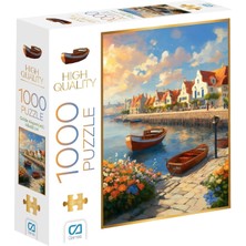 Gölde Akşamüstü 1000 Parça 2,2mm Kalınlık 48X68CM Profesyonel Hobi Puzzle Yapboz Serisi