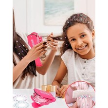 Shopexxtra Saç Taşı Yapıştırma Makinesi ve 90 Adet Işıltılı Mücevher Seti - Kız Çocuk Saç ve Moda Aksesuarı - Eğitici ve Eğlenceli Tasarım Oyuncağı (Bling Set)